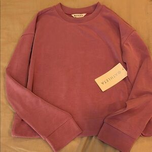 Athleta Dusty Rose Long Sleeve Top